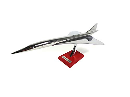 Opo 10 - Concorde Aérospatiale 1969 Scala 1/200 (30 Cm) Argento - Collezione Aerei Classici In Argento