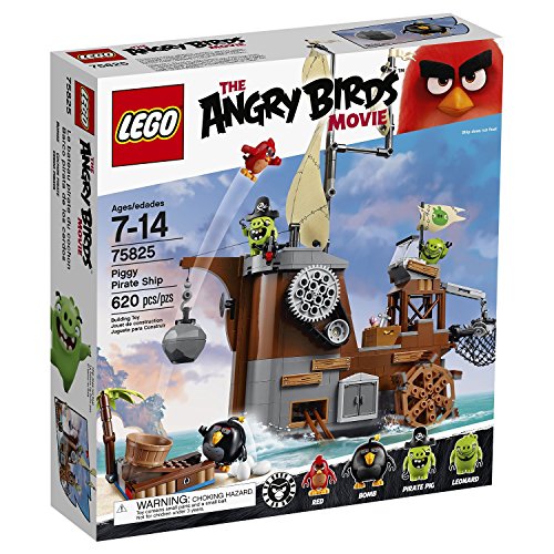 Lego- Angry Birds Nave Dei Pirati Dei Maiali, Gioco Di Costruzioni, 75825