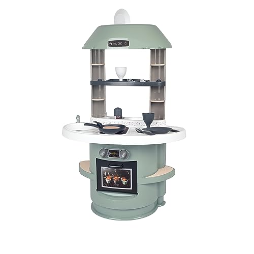 Smoby - Cucina Nova, 7600312700, 3 Anni, Con 13 Accessori, Forno, Lavello, Piano Cottura, Altezza Piano 36 Cm