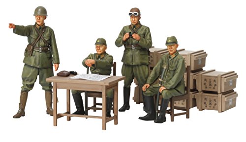 Tamiya 300035341 - Set Statuette Soldati Giapponesi Della Seconda Guerra Mondiale, Scala 1:35