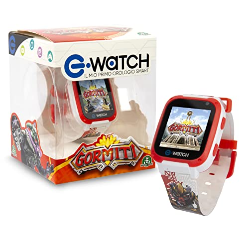 E-Watch - Gormiti, Playwatch Per Bambini, Orologio Con Tante Funzioni Per Portare Sempre Con Te I Tuoi Eroi, Per Bambini A Partire Dai 4 Anni, Ewg0000