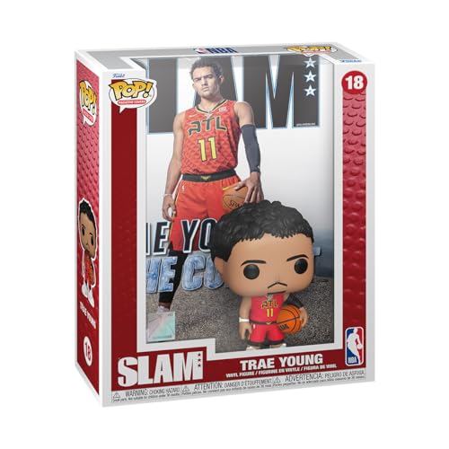 Funko Pop! Nba Cover: Slam – Trae Young - Figura In Vinile Da Collezione - Idea Regalo - Merchandising Ufficiale - Giocattoli Per Bambini E Adulti - S