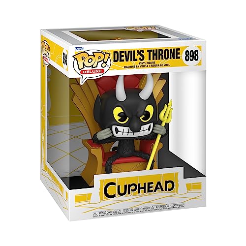 Funko Pop! Deluxe: Cuphead - The Devil In Chair - Figura In Vinile Da Collezione - Idea Regalo - Merchandising Ufficiale - Giocattoli Per Bambini E Ad