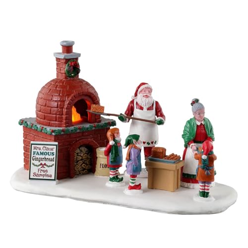Lemax- Santa'S Wonderland Accessory: Mrs. Claus' Gingerbread Bake, Multicolore, 34086