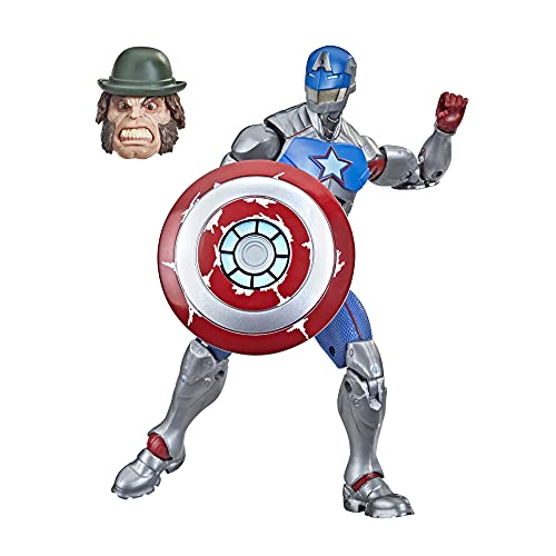 Marvel Hasbro Legends Series, Action Figure Di Warrior Da 15 Cm Da Collezione Con Scudo, Per Bambini Dai 4 Anni In Su