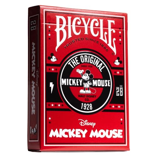 Bicycle - Gioco Di 54 Carte Da Gioco - Collezione Creatives - Mickey Classic - Magia/Carta Magia