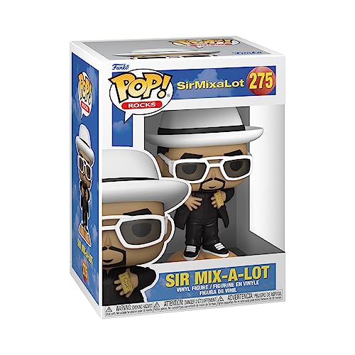 Funko Pop! Rocks: Sir Mix-A-Lot-Mix-A-Lot - Figura In Vinile Da Collezione - Idea Regalo - Merchandising Ufficiale - Giocattoli Per Bambini E Adulti -