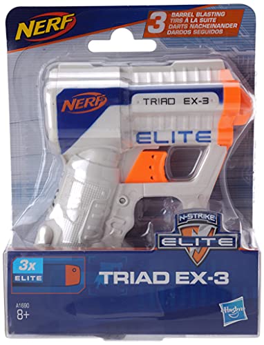 Hasbro, Pistola Giocattolo, Blaster N-Strike Elite Triad, A1690Eua
