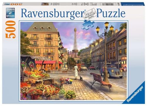 Ravensburger - Puzzle Passeggiata Serale, 500 Pezzi, Idea Regalo, Per Lei O Lui, Puzzle Adulti