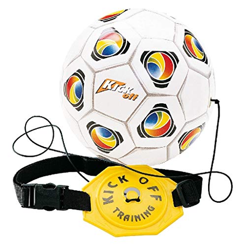 Mondo Toys - Kick Off Trainer - Trainer Da Calcio Bambini / Adulti - Attrezzatura Per Allenamento Individuale Con Cintura Regolabile - Pallone Incluso
