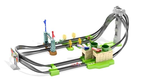 Hot Wheels Mario Kart, Pista Circuito Base Con Personaggio Mario In Macchinina, Giocattolo Per Bambini 5+ Anni, Ghk15