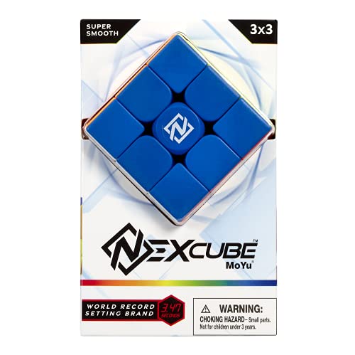 Nexcube 3X3 Classic, Cubo Per Speedcuber, Massima Velocità, Senza Adesivi Con Riposizionamento Preciso E Doppio Sistema Di Regolazione - Multicolore
