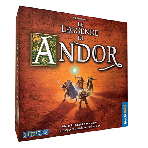 Giochi Uniti - Le Leggende Di Andor, Gioco Base, Gioco Da Tavolo, Edizione Italiana, Gu063, 2-4 Giocatori