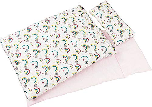 Goki- Biancheria Da Letto Per Bambole, Xx Decorazione, Multicolore, Small, 51518