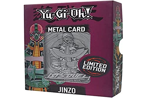 Fanattik- Yu-Gi-Oh Metal Silver Card-Jinzo, Kon-Ygo48