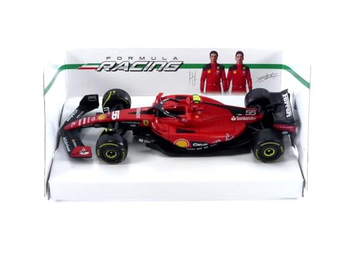 Ferrari Sf-23 Nr 55 Carlos Sainz Stagione 2023 Formula 1 F1- Scala 1/43 Modello Auto Diecast Bburago 36836