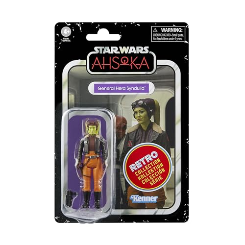 Star Wars Hasbro Retro Collection, Generale Hera Syndulla, Action Figure Collezionabili Per Adulti Da 9,5 Cm Ispirate Alla Serie Ahsoka, Dai 4 Anni In