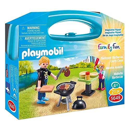 Play Mobil- Valigetta Per Barbecue, Multicolore, 5649