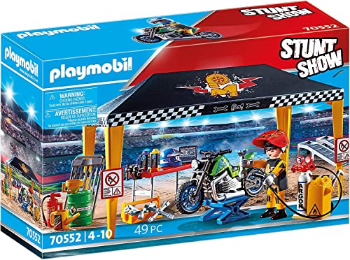 Playmobil Stuntshow 70552, Officina Del Meccanico, Dai 4 Ai 10 Anni