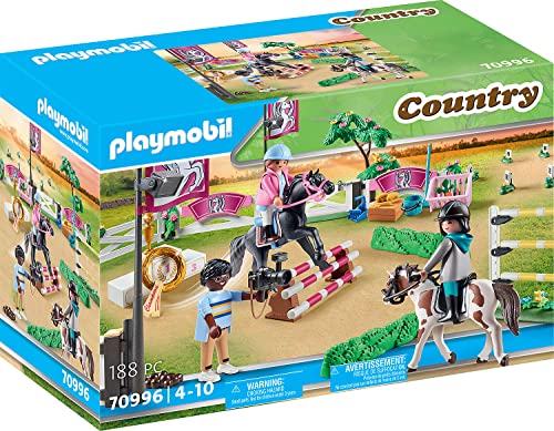 Playmobil Country 70996 Torneo Di Equitazione, Giocattoli Per Bambini Dai 4 Anni