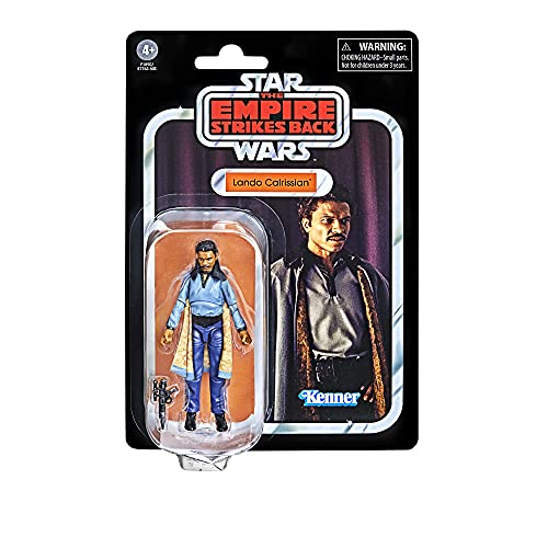 Star Wars Hasbro The Vintage Collection - Lando Calrissian, Action Figure Da 9,5 Cm Ispirata Al Film L'Impero Colpisce Ancora