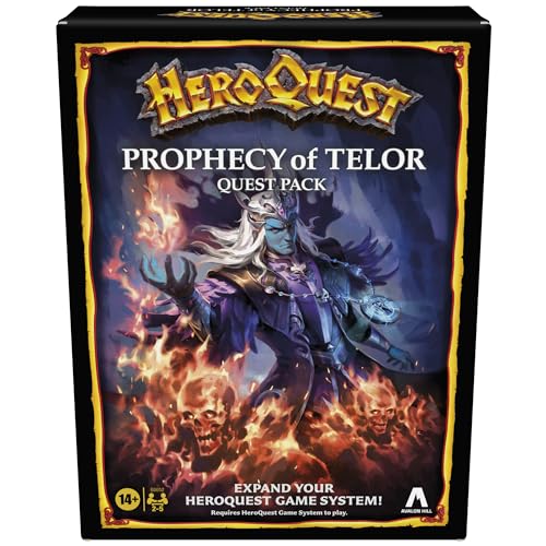 Avalon Hill Heroquest Prophecy Of Telor Quest Pack, Richiede Il Sistema Di Gioco Heroquest Per Giocare