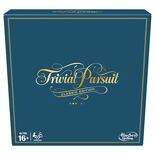 Hasbro Trivial Pursuit Classic Edition Bambini E Adulti Gioco Didattico, Versione Tedesca