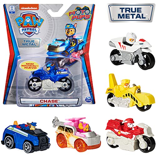 Paw Patrol, Veicolo Die-Cast Da Collezione True Metal, In Scala 1:55