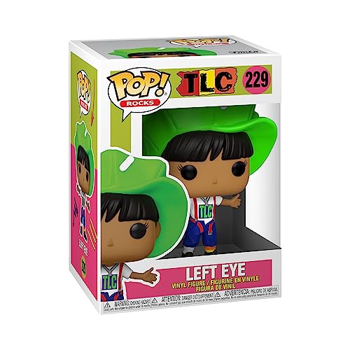 Funko Pop! Rocks: Tlc - Lisa "Left Eye" Lopes - Left-Eye - Figura In Vinile Da Collezione - Idea Regalo - Merchandising Ufficiale - Giocattoli Per Bam