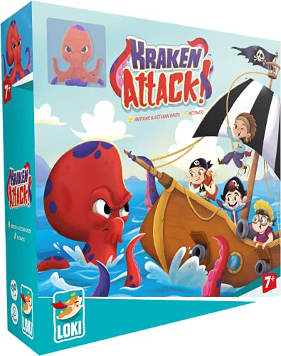 Iello, Kraken Attack, Board Game, Ages 7+, 1 To 4 Players, 25 Mins Minutes Playing Time