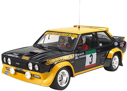 Tamiya 1:20 Fiat 131 Abarth Rally Olio, Riproduzione Fedele All'Originale, Plastica, Fai Da Te, Hobby, Incollaggio, Modellismo, Assemblaggio, Non Vern