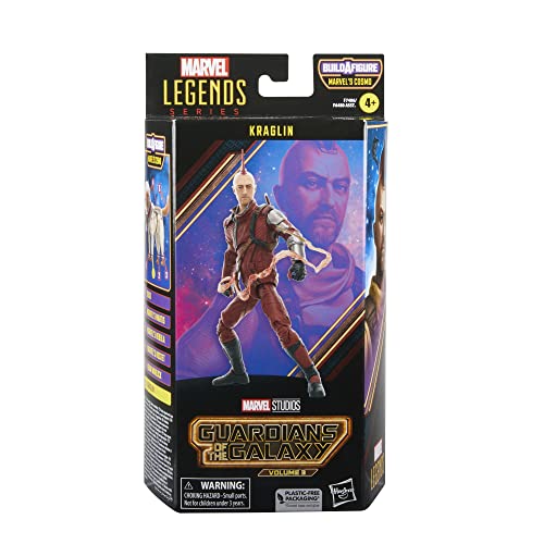 Marvel Hasbro Legends Series - Kraglin, Action Figure Ispirate Al Film Guardiani Della Galassia Vol. 3", Da 15 Cm