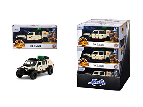 Jada - Jeep Gladiator Jurassic Park, 253202023, 8 Anni, In Scala 1:32, Die-Cast, Licenza Ufficiale