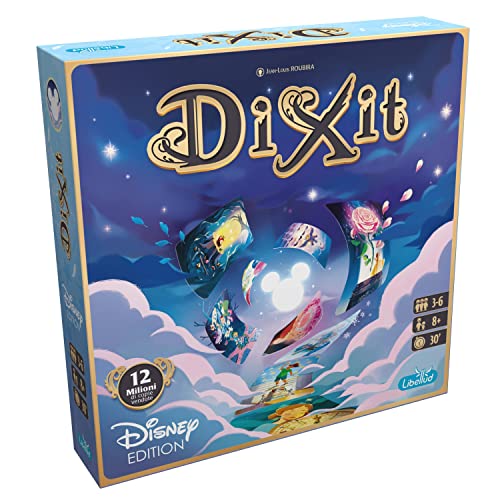 Asmodee - Dixit: Disney - Gioco Da Tavolo Di Fantasia E Immaginazione Con I Personaggi Disney, 3-6 Giocatori, 8+ Anni, Edizione In Italiano