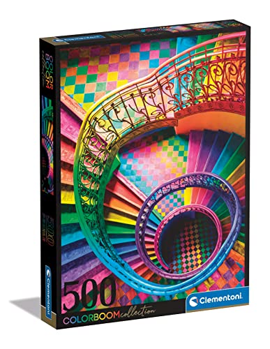 Clementoni- Colorboom Collection-Stairs-500 Pezzi Adulti, Colori, Puzzle Gradient, Made In Italy, Multicolore, 35132