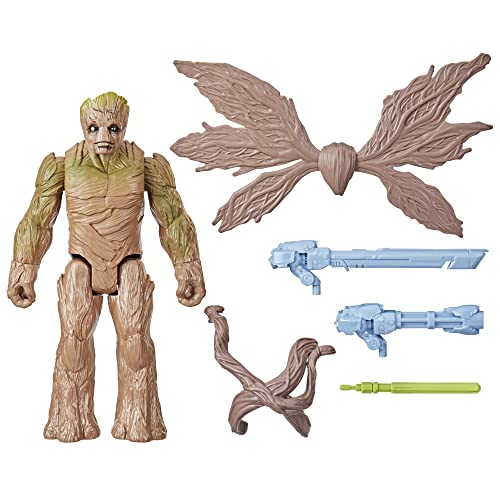 Hasbro Titan Hero Series, Action Figure Deluxe Blast 'N Battle Di Groot Da 29 Cm Ispirata Al Film ""Guardiani Della Galassia Vol. 3"" Dei Marvel Studi