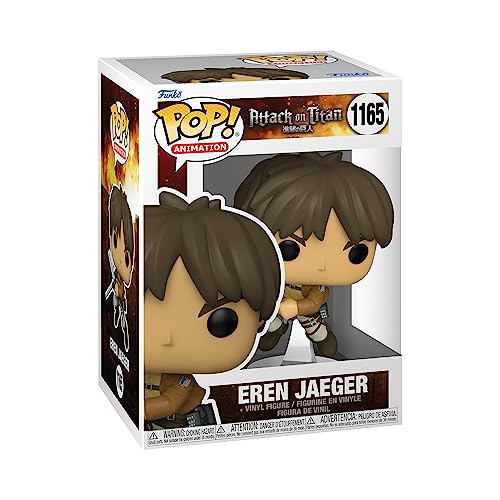 Funko Pop! Animation: Attack On Titan - Eren Jaeger Yeager - Figura In Vinile Da Collezione - Idea Regalo - Merchandising Ufficiale - Giocattoli Per B