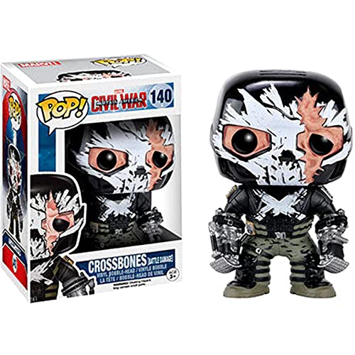 Funko 7527 - Civil War, Pop Vinyl Figure 140 Crossbones Battle Damaged