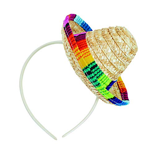 Bristol Novelty Bh693 Sombrero - Fascia Per Capelli, Unisex, Multicolore, Taglia Unica