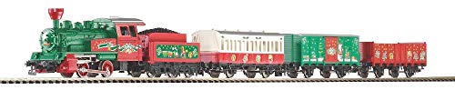 Piko- Dampflok Mit Kit Di Avviamento Con Un Trenino Natalizio Realizzato Con Amore, Composto Da Un Locomotiva A Vapore Con Tender A Traino, Un Passegg