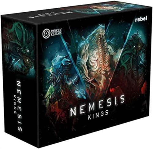Asmodee Awaken Realms, Alien Kings: Nemesis Expansion, Board Game, Ages 12+, 1-5 Players, 90-180 Minutes Playing Time Multicolor Rebnemenking