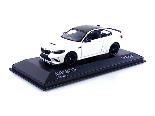 Minichamps 410021021 - B-M-W M2 Cs White With Black Wheels 2020 - Scala 1/43 - Modello Da Collezione