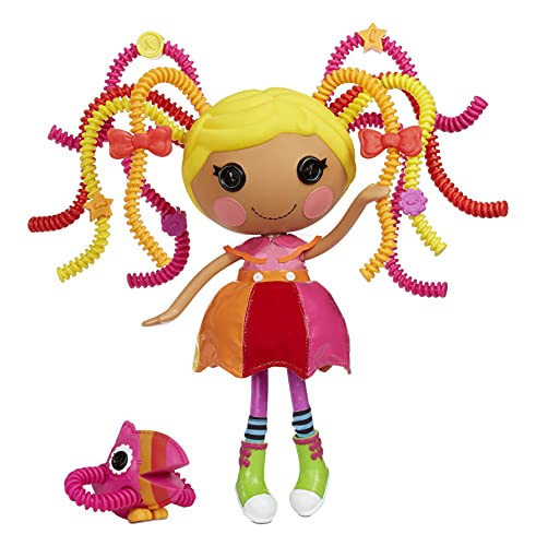 Lalaloopsy Silly Hair, Bambola April Sunsplash Da 33Cm Con Tucano, Capelli Color Arcobaleno E 11 Accessori, Confezione Riutilizzabile Come Salone, Età