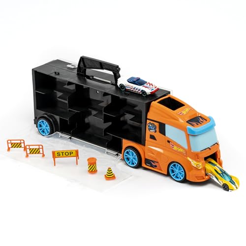 Ods 42033 Hot Wheels Transporter 40 Cm New, Con 2 Auto Originali Incluse