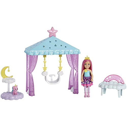 Barbie – Bambola Barbie Dreamtopia Luci Scintillanti Barbie, Ballerina Magico Tutu 2, Magica Ballerina Dai Capelli Neri, Con Luci, Coroncina E Tutù Vi