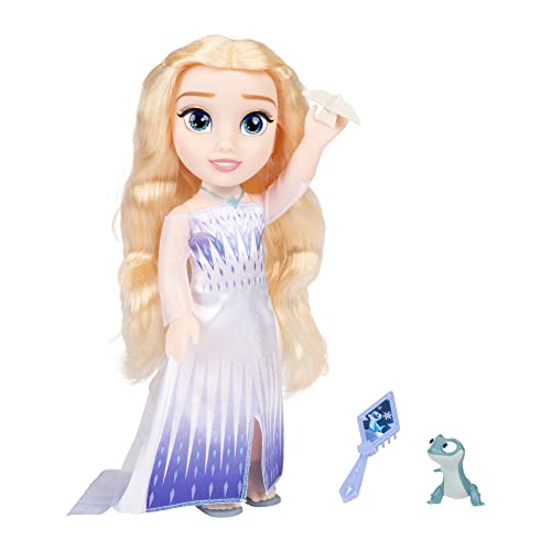 Disney Frozen Bambola 38Cm La Mia Amica Elsa Cantante. Canta In Italiano! Con Abito, Scarpette, Accessori.