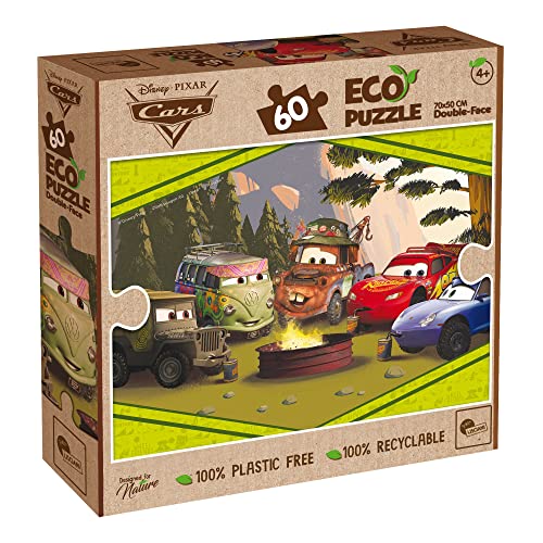 Liscianigiochi 91867 Disney Eco Puzzle Df Cars 60