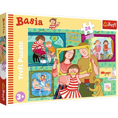 Trefl Puzzle Per Bambini, Colore Basia Und Ihr Tag-24 Maxi-Puzzles, 14347