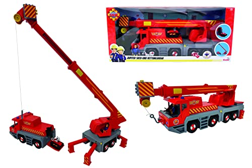 Simba Sam Rescue Crane Set, 109252517038, 3 Anni, Cm 50, Personaggio Di Sam Incluso E Cagnolino Radar