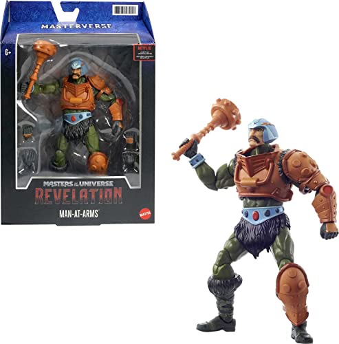 Masters Of The Universe - Masterverse Revelation Personaggio Man-At-Arms, Giocattolo Per Bambini 6+Anni, Gyv13